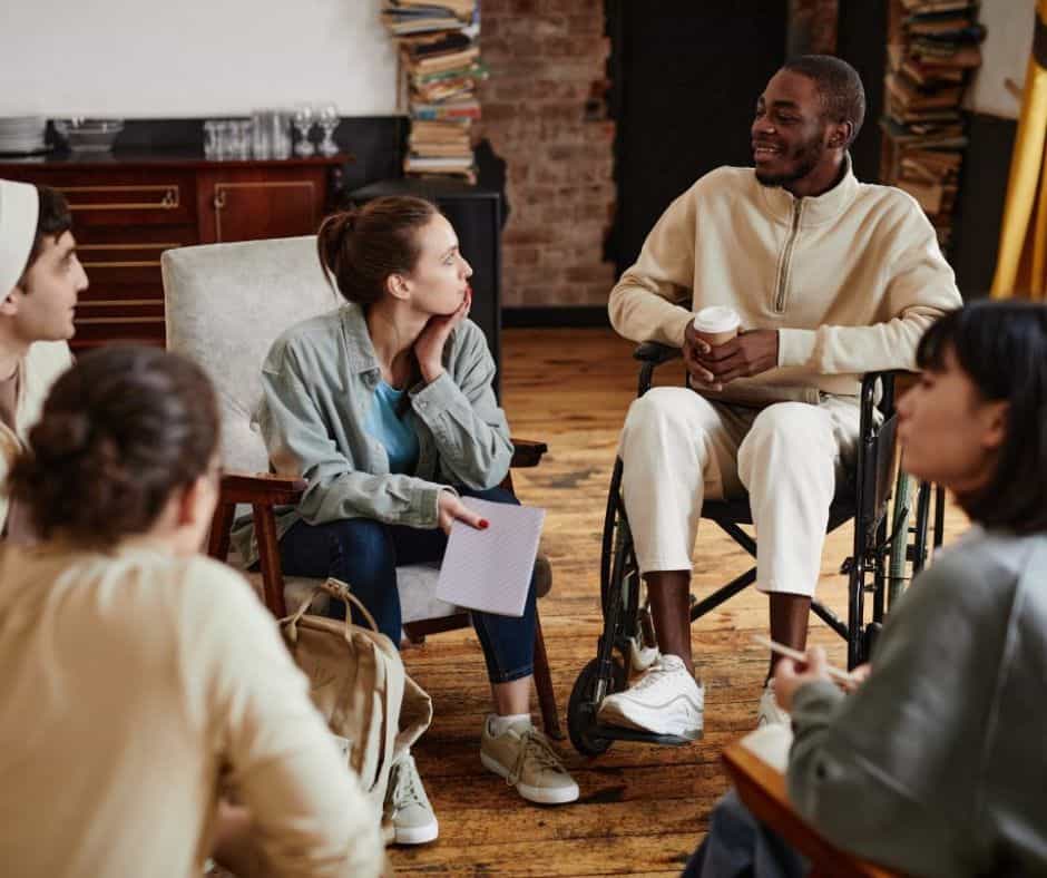 Peer learning as scaffolding in massage teaching encourages peer scaffolding.
